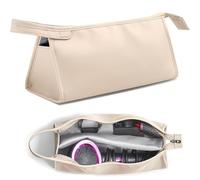 Norhogo 1 bolsa de viaje beige para Dy-son Airwrap Styler y rizador, bolsa de almacenamiento portátil para secador de pelo, bolsa de viaje para estilizadores, compatible con Sh-ark/Dy-son Supersonic