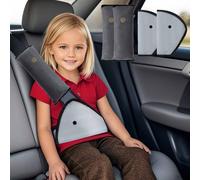 Norhogo 2 cojines para cinturón de seguridad infantil, 2 ajustadores de cinturón de seguridad para coche, cojín para cinturón de seguridad para niños Protege Ceinture de Securite