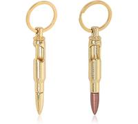 Norhogo 2 llaveros para abrebotellas con forma de bala, abridor de botellas de balas, abrebotellas y llavero, abrebotellas de 8 cm de longitud (dorado)