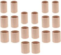 Norhogo 24 unidades de protector de dedos del pie grande, cojín de silicona para los dedos de los pies, almohadilla de gel suave de maíz para amortiguar la puntera, para correr y prevenir ampollas 3