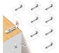 Norhogo 8 soportes antipuntas, anclaje de pared para muebles, juego de seguridad antivuelco, correas de muebles antiinclinación, fijación de pared para pruebas de bebés y protección de mascotas,