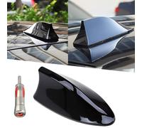 Norhogo Antena de aleta de tiburón universal para coche, antena de señal de radio FM/AM de aleta de tiburón autoadhesivo impermeable universal, decoración del coche