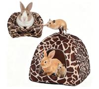 Norhogo Cama para cobayas, cueva para conejos, cueva para cobayas, cama para cobayas, cama de invierno para animales pequeños, para conejos enanos/chinchillas/hámsters