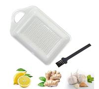 Norhogo Premium Rallador - de Cerámica para Jengibre y Ajo, suministrado con cepilloRallador de ajo, Rallador de frutas, rallador de verduras, rallador de wasabi, para jengibre, ajo, cebolla