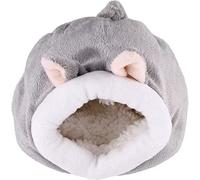 Norhogo Rata Hamster Casa Cama Invierno Erizo Acogedor Saco Animal Pequeño Mascota Cueva Jaula Nido Accesorios Mini Lindo Algodón Erizo Animal Pequeño Casa Jaula Juguetes