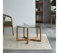 Nori - Mesa de centro de roble macizo H 40 x B 64 x T 64 cm