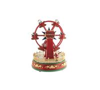 Noria Santa Decorativo Navideño con Movimiento, Luces LED y Música