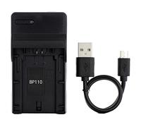 Norifon BP-110 USB Cargador para Canon iVIS HF R21, LEGRIA HF R205, R206, R26, R27, R28, VIXIA HF R20, R200, R21 Cámara y Más
