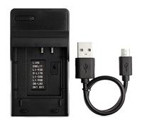 Norifon DB-L80 USB Cargador para Sanyo Xacti DMX-CG10, DMX-CG11, DMX-CS1, DMX-GH1, VPC-CG10, VPC-CG100, VPC-CG20, VPC-CG21, VPC-CG88, VPC-CS1, VPC-GH1, VPC-GH2, VPC-GH3, VPC-GH4 Cámara y Más