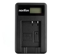 Norifon DMW-BCG10 LCD USB Cargador para Panasonic Lumix DMC-TZ10, DMC-TZ20, DMC-TZ6, DMC-TZ7, DMC-TZ8, DMC-ZR1, DMC-ZR3, DMC-ZS1, DMC-ZS3, DMC-ZS5, DMC-ZS7, DMC-ZX1, DMC-ZX3 Cámara y Más