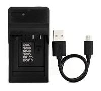 Norifon DMW-BCG10 USB Cargador para Panasonic Lumix DMC-TZ10, DMC-TZ20