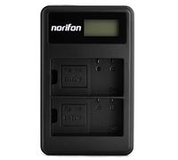 Norifon EN-EL15 Doble Canal LCD USB Cargador para Nikon D500, D600