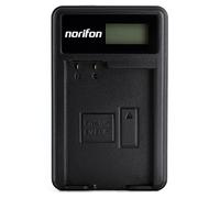 Norifon EN-EL15 LCD USB Cargador para Nikon 1 V1, D500, D600, D610