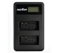 Norifon NB-10L Doble Canal LCD USB Cargador para Canon PowerShot G1 X