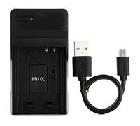 Norifon NB-10L USB Cargador para Canon G3X, PowerShot G1 X, G15, G16, SX40 HS, SX50 HS, SX60 HS Cámara y Más