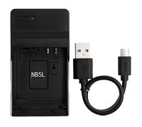 Norifon NB-5L USB Cargador para Canon PowerShot SD880 IS, SD850 IS, SD870 IS, SD800 IS, SD970 IS, SD990 IS, SD950 IS, SD900, SX230 HS, S110, Digital IXUS 980 IS, 960 IS Cámara y Más