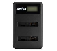 Norifon NB-6L Doble Canal LCD USB Cargador para Canon PowerShot SX530 HS, SX610 HS, SX710 HS, SD1200 IS, SD1300 IS, S120 IXY 10S IXY 30S Cámara y Más