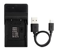 Norifon NP-45 USB Cargador para Fujifilm FinePix JX250, JX400, J38, J10, J20, JX520, JX580, JX300, JX680, JX370, JV200, JV100, JZ250, JZ100, JZ300, T550, T200, T350, T310, XP60 Cámara y Más