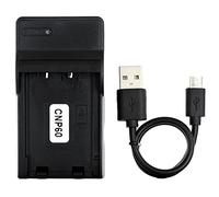 Norifon NP-60 USB Cargador para Casio Exilim EX-S12, EX-Z25, EX-Z29, Zoom EX-Z20, EX-Z19, EX-Z21, EX-Z22, EX-Z80, EX-Z85, EX-Z9, EX-Z90 Cámara y Más