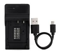 Norifon NP-BD1 USB Cargador para Sony Cyber-Shot DSC-P100, DSC-P120, DSC-P150, DSC-P200, DSC-T5, DSC-T50, DSC-T500, DSC-T70, DSC-T700, DSC-T75, DSC-T77, DSC-T9, DSC-T90, DSC-T900 Cámara y Más