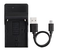 Norifon NP-FM50 USB Cargador para Sony CCD-TRV308, CCD-TRV138, CCD-TRV328, DSLR-A350, DSLR-A100, DSLR-A200, DSR-PD170, DSR-PD150, HVR-Z5U, HVR-Z1U, MVC-CD400 Cámara y Más