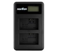 Norifon NP-FW50 Doble Canal LCD USB Cargador para Sony Alpha 6000, 5000, 5100, ILCE-6000, ILCE-7, NEX-5T, NEX-6, NEX-5R, NEX-7, NEX-5, NEX-3N, NEX-3, NEX-C3, SLT-A37 Cámara y Más