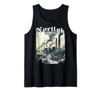 Norilsk EST. 1935 - Distopía de la Ciudad Vintage del Camiseta sin Mangas