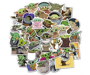 Norinoya - 50 calcomanías para botella de agua para laptop, lindas, impermeables, estéticas, modernas calcomanías para adolescentes y niñas