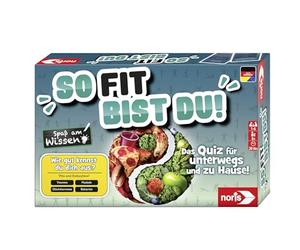 Noris 606011619 So fit BIST du, el Juego Familiar Divertido para casa o de Viaje, para 1-6 Jugadores a Partir de 8 años