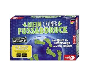 Noris 606011986 Mi Huella Verde - Juego de Preguntas para 3 a 6 Jugadores, a Partir de 8 años