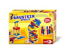 Noris 606012165 Primer Juego - 3 Juegos de Bloques de construcción Coloridos, a Partir de 3 años