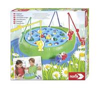 noris 606062024 Juego de pesca, quien atrape primero todos los peces de su color gana, para niños de 3 años en adelante, colorido