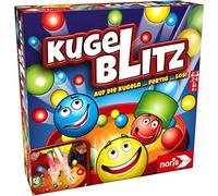 Noris 606064480 Kugelblitz, el Juego de acción ultrarrápido con Efecto de Aprendizaje en Diferentes Variantes de Juego, a Partir de 4 años