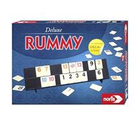 Noris 606101779 Deluxe Rummy, el Famoso Juego Familiar con Piedras de urea, Partir de 8 años