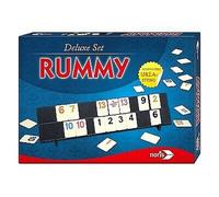 Noris 606101779 Deluxe Rummy, el Famoso Juego Familiar con Piedras de urea, Partir de 8 años