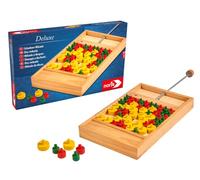 Noris 606101929 Deluxe Discos Mikado - El clásico de Juegos Ligeramente Diferente para niños a Partir de 6 años y Adultos - con Material de Juego de Madera