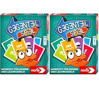 noris 606264524 - Juego de Cartas para niños y Adultos a Partir de 10 años, para Entrenar el Cerebro y los músculos de la Risa para 3-6 Jugadores (Paquete de 2)