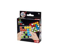 noris IQ Ball-Move 606134744 - Juego de lógica a Partir de 6 años - Juego de Pensamiento Inteligente para 1 Persona en Formato Compacto con 20 Plantillas y Tarjetas en Blanco - Correr Cerebral para