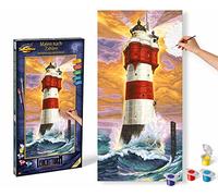 Navegador 609220399 - Pintar por Números - Faro Rojo Sand - Nuevo