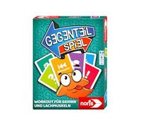 Noris- opuesto Contrario Cartas a Partir de 10 años para niños y Adultos-Juego de Entrenamiento de Cerebro y músculos de la Risa para 3-6 Jugadores (606264524)