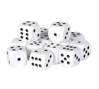 Noris-Spiele 606154361 - Juego de Dados (15 Unidades), Color Blanco (versión en alemán)