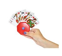 Noris-Spiele 606154619 - Soporte de plástico para Cartas, Color Rojo (versión en alemán)