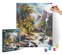 Noris-Spiele- High Mountain Scenery Natural Pinta por número, Multicolor, 1 Count (Pack of 1) (NOR14304)
