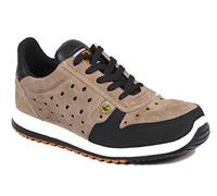 NoRisk Runner Low S1P ESD 1207.06, Beige negro., 45 EU