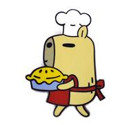 Noristudio Moonch The Capybara Pie Pin esmaltado para Hornear