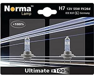 Norma 213607-202 H7 Ultimate - Bombilla halógena para faros delanteros (100% 12 V, 55 W, PX26d)