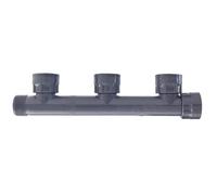 Norma - Colector pvc jta torica electrovalvula 1" 3via