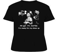 Norma Desmond Gloria Swanson Sunset BLVD T Shirt Graphic Unisex tee Black L