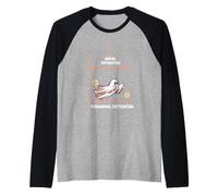 Normal Paranormal Distribución Escuela Psicólogo Halloween Camiseta Manga Raglan