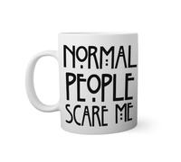 Normal People Scare Me Taza Blanca 330ml